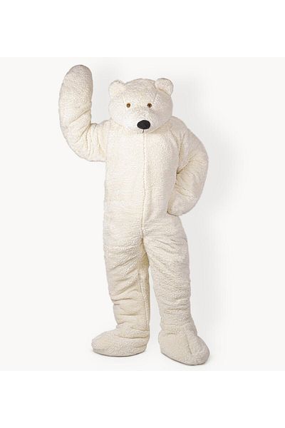 Pababo Teddy Bear Head Zippered Sleeping Bag