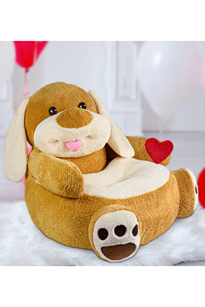 NİLOŞUM Peluş Köpek Bebek Çocuk Koltuğu