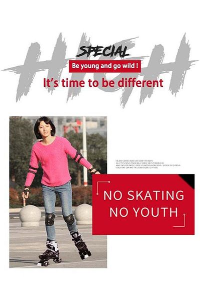 Yelajoy Inline Adjustable Skates for Kids, With 8 Full Light Up Wheels, Roller Blades, Gift for Kids 3+
