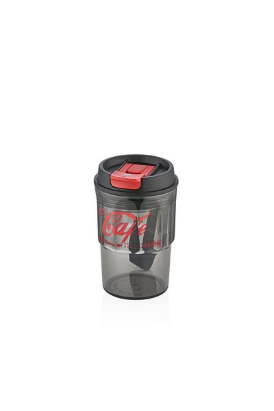 Shotay 470Ml-Black Classy Tritan Cup Flask