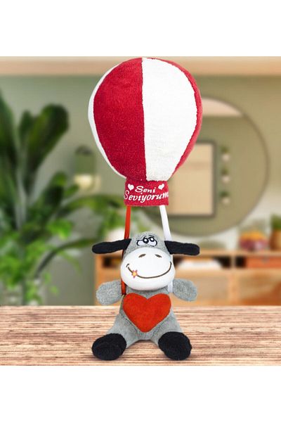 ÖZGÜNER Toy Elephant with Flying Balloons