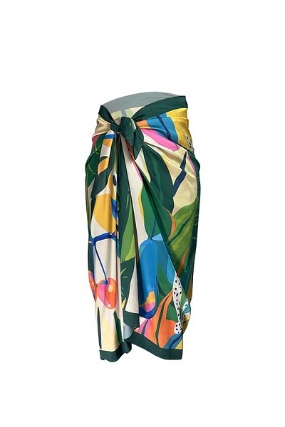 OVELIA İSTANBUL Fethiye Lush Satin Pareo 95*145 cm