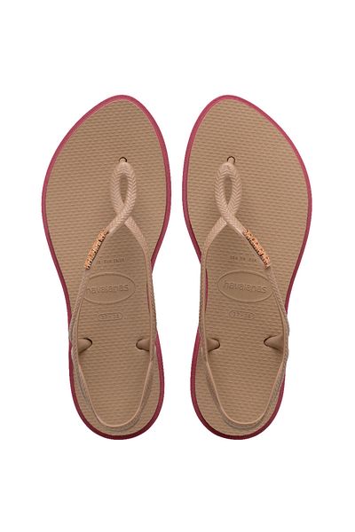 Havaianas Luna Point Rose Gold Women's Flip Flops