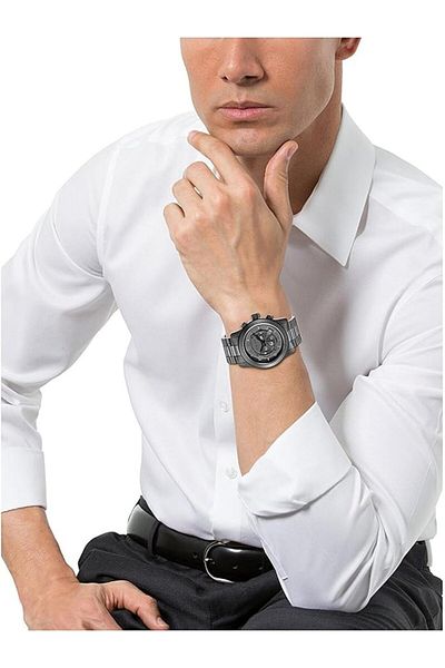Michael Kors Blacked Out Runway Chronograph Men's Watch Item No. MK8157