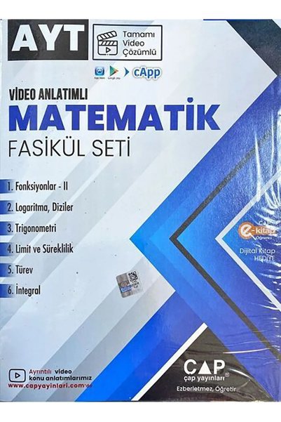 Acil Yayınları Güncel Çap Yks Ayt Set Matematik 2025 2025