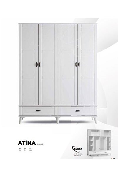 AYDINEV ATİNA 4 KAPAKLI DOLAP
