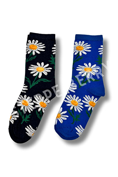 STEPPE BERRY 2 пари шкарпеток в коробці з малюнком маргариток