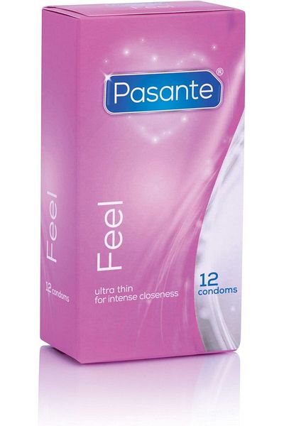 PASANTE Feel Condoms, 12 Count