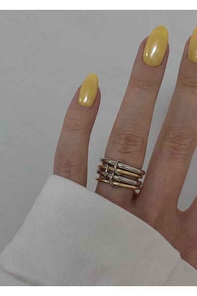 KİLİGİSTANBUL 4-Piece United Ring (Size 8)