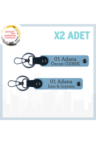 Asortishey هدية خاصة لمحبي Adana الخاص بك، سلسلة مفاتيح أنيقة مكونة من قطعتين...