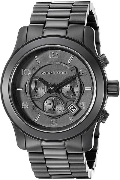 Michael Kors Blacked Out Runway Chronograph Men's Watch Item No. MK8157