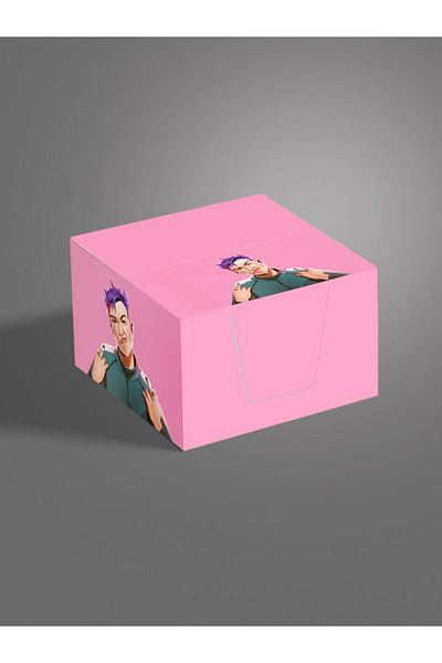 AYKUT OFSET 4Pcs,Squid Game Designed Cube Memo Pad,Boxed Block Note,Note Paper,Note Holder,Cube Note Paper 500, 8X8