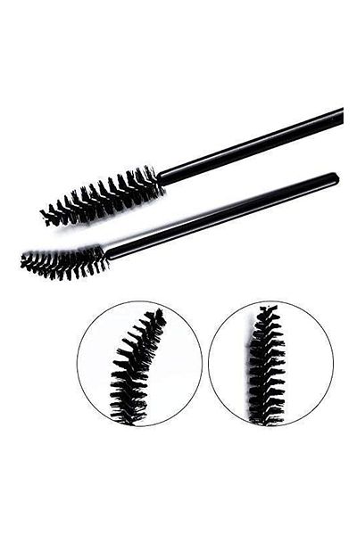 COZY SENSE Eyelash Brush 50Pcs Eyebrow Eyelash Curling Combing Brush Styling Eye Makeup Accessory Rimel