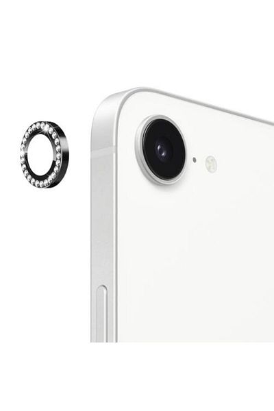 Fibaks Apple iPhone 16E (2 قطعة) واقي عدسة ملون لحماية الكاميرا من الزجاج المقسى
