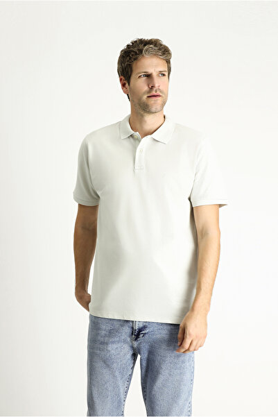 Kiğılı Μπλουζάκι με κεντημένο βαμβακερό γιακά πόλο με κανονική εφαρμογή