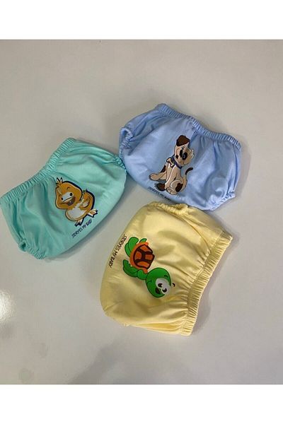 Momslab سروال تدريب للأطفال الأولاد مكون من 3 قطع من Poope's - تدريب على استخدام المرحاض