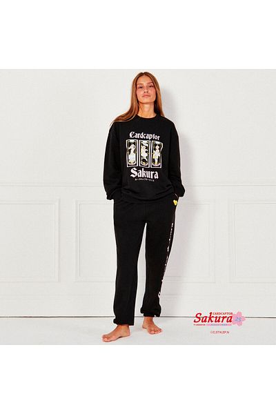 Undiz Sakura fleece trousers Black