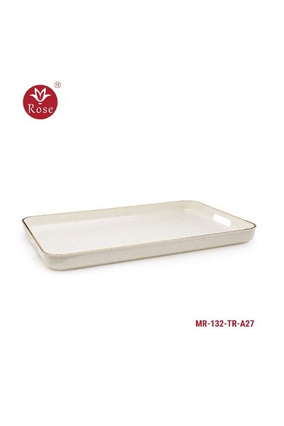 Rose Tea and coffee serving tray (35*53) with Islamic rose pattern - 132
