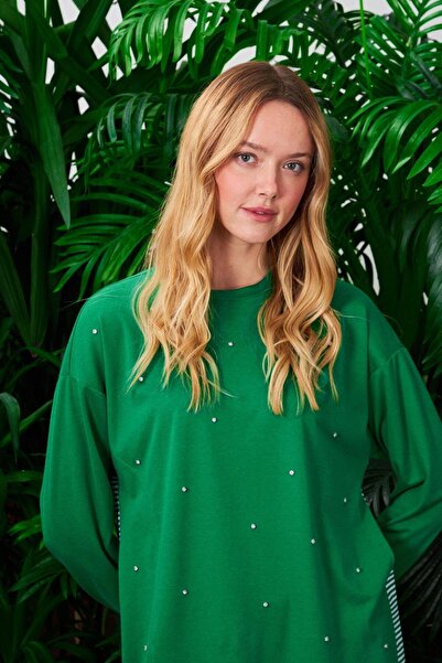 Moodbasic YENİ MOODBASİC KADIN MY MOOD ÖNÜ TAŞLI TAKIM MM24.0244