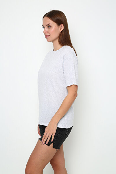 Oasis Women's Oversize Unprinted Crew Neck T-Shirt
