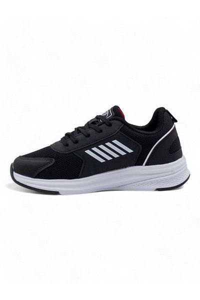M.P. Lace-Up Walking Shoes Black Sports Shoes