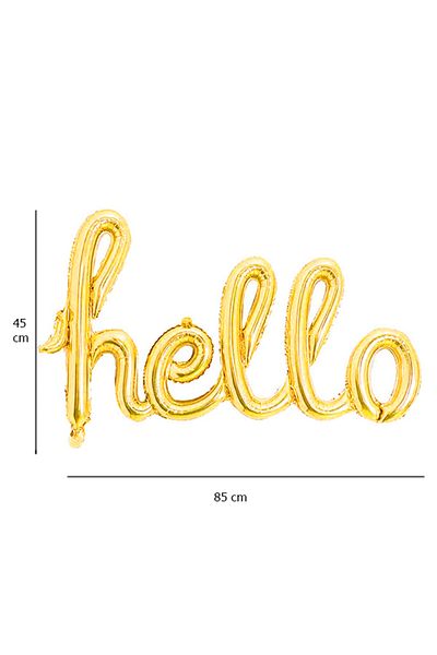 parti pera Hello Foil Balon Vârsta Număr Foil Balon Set de baloane pentru ziua de naștere