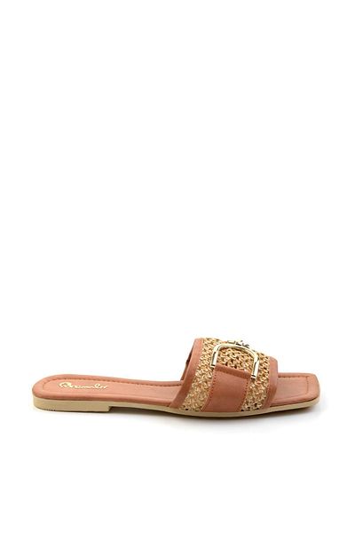 Bambi Mink Tan Women's Slippers K 04101000116