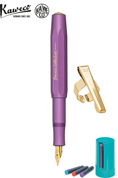 Kaweco WD Al Sport Collectıon DOLMAKALEM Metalik Mor Kartuş Kutusu 8'li Karış...