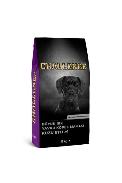 Challenge Kuzu Etli Büyük Irk Yavru Köpek Maması 15 Kg