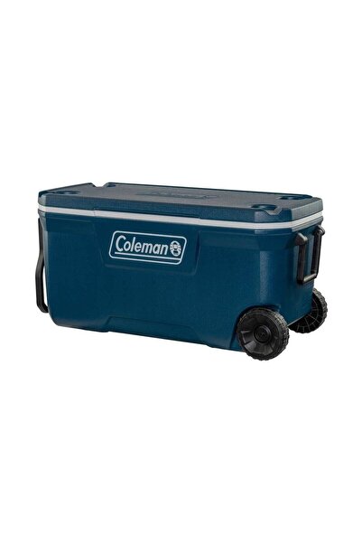 Coleman مبرد ثلج - كولمان - Xtreme Wheeled 100 QT مع عجلات - 94.6 لتر - أزرق داكن
