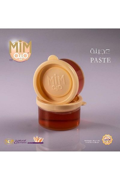 MİM Paste 100% Natural Hair Remover/sugar-based paste 90g