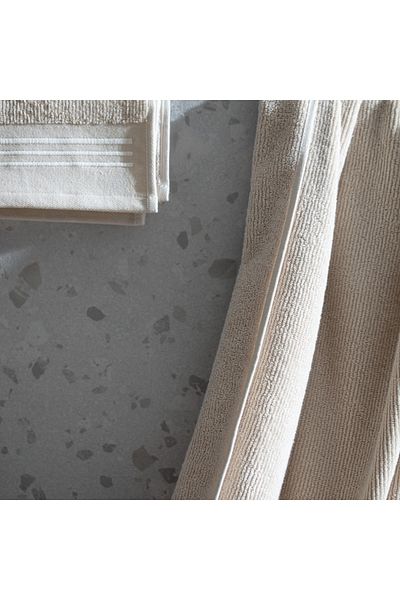 Madame Coco Σετ Πετσέτες Delron 100% Βαμβακερές - Μπεζ - Συλλογή Luxury