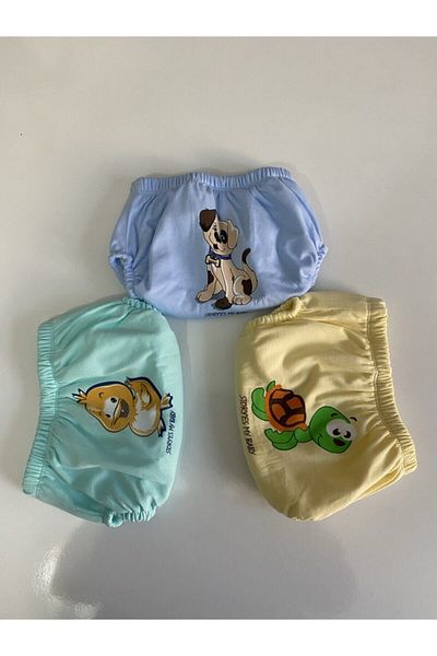 Momslab سروال تدريب للأطفال الأولاد مكون من 3 قطع من Poope's - تدريب على استخدام المرحاض