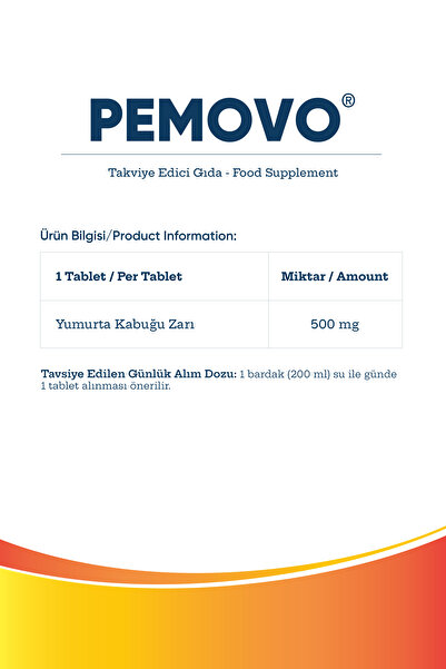 MDC Pemovo 30 Tablet (YUMURTA KABUĞU ZARI) Eklem Desteği