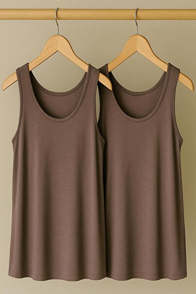 COTENCONCEPT Μπλουζάκι 2 τεμαχίων A-Line Άνετη εφαρμογή Basic Μπλουζάκι με χο...