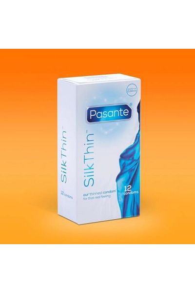 PASANTE Silk Thin Condoms, 12 Count