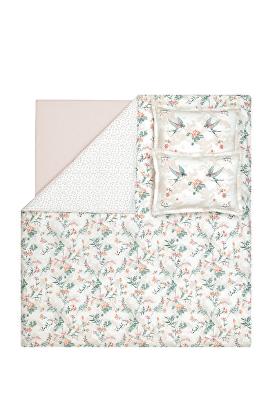 Yataş Pera Double Ranforce Duvet Cover Set - Beige