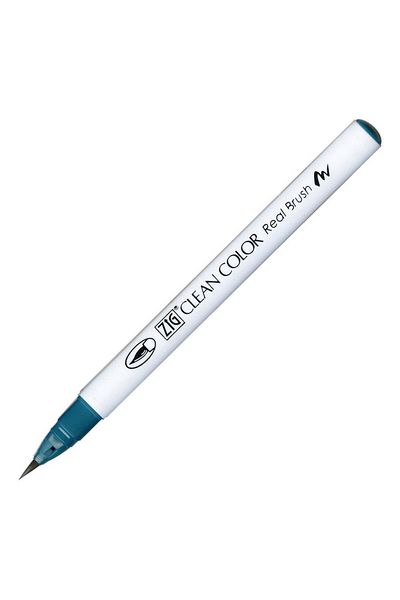 Zig Clean Color Real Brush Rb-6000At 033 Persian Green Brush Tip Pen