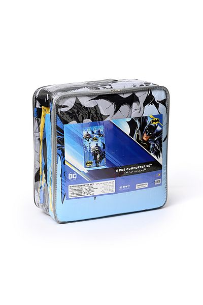 Batman HM-5IN1BNB-07 - Batman BATMAN 5IN1 BNB COMFORTER SET - HM-5IN1BNB-07