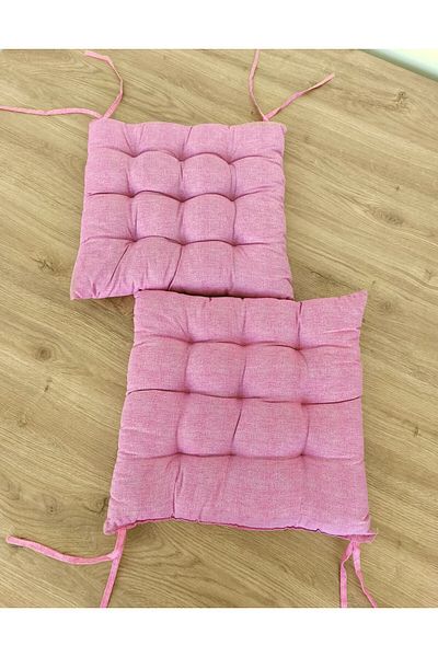 Jutien Chair Cushion Dusty Rose Pink Set of 2