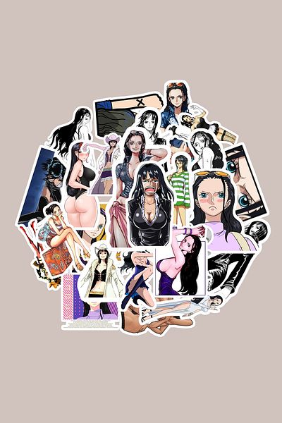 dadi ramba Nico Robin Sticker Pack - Bullet Journal - Agenda - Planner - Notebook - Laptop Sticker Decal