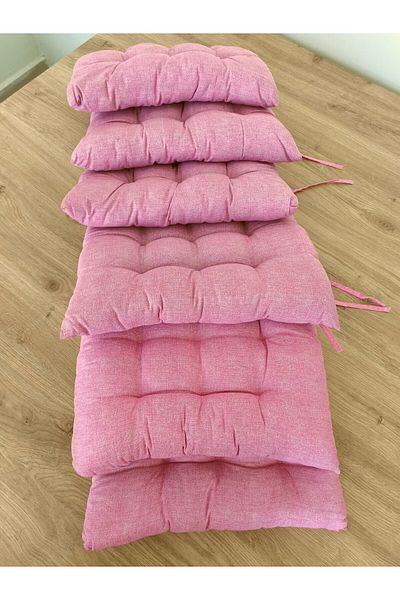 Jutien Chair Cushion Dusty Rose Pink Set of 6
