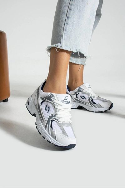 Zerenyus ULTRAONE Lace-Up Orthopedic Unisex Γυναικεία αθλητικά παπούτσια περπατήματος - White Navy