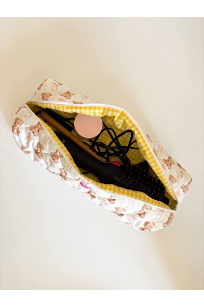 girlsybags Velké cestovní pouzdro kompatibilní s pouzdrem na žehličku na vlasy Teddy Bear pro Airwrap Airstrait