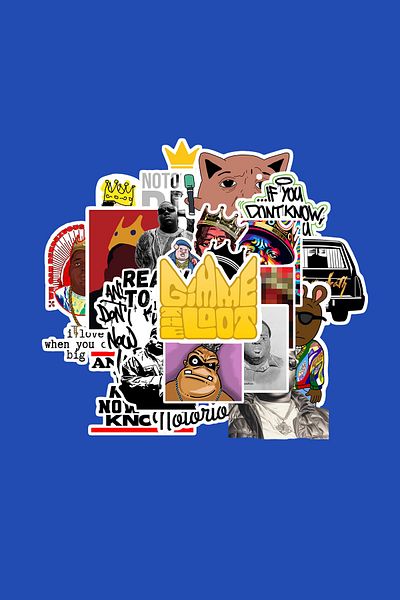 dadi ramba Notorious B.I.G. Sticker Pack - Bullet Journal - Planner - Notebook - Laptop Sticker Decal
