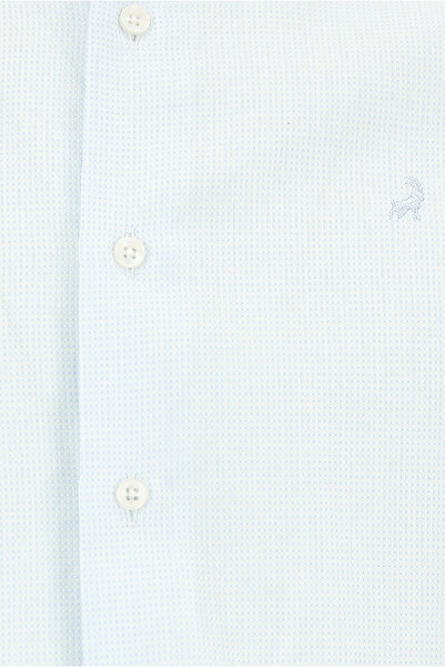 Abdullah Kiğılı Μακρυμάνικο Slim Fit Slim Fit Κλασικό Βαμβακερό πουκάμισο