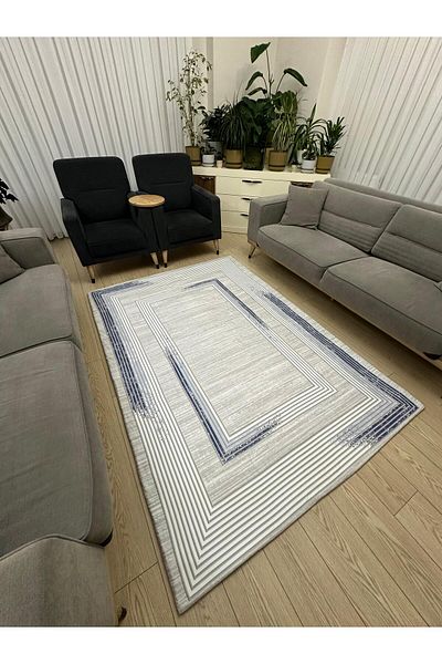 MODKLAS Elastic Micro Fleece Carpet Cover - Washable - Thick Fabric - 4m =160X230 Cm, 6m =200X300 cm