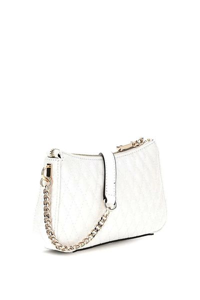 Guess Betula Top Zip válltáska női fehér Crossbody táska Hwgg9626170-whı