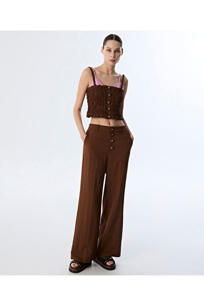 Twist DÜĞMELİ STRAIGHT FİT PANTOLON