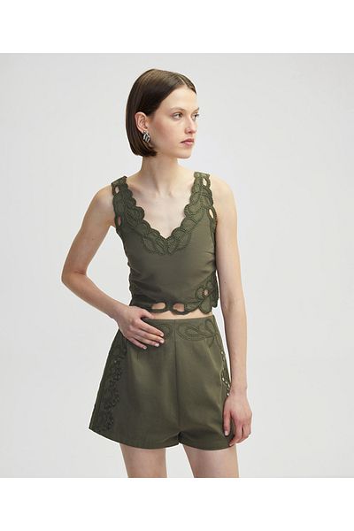 İpekyol Blouse with Embroidery Cutout